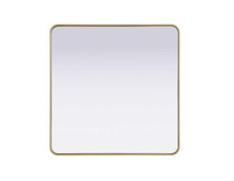 Elegant Lighting - MR8A3636BRA - Mirror - Remy - Brass