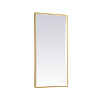 Elegant Lighting - MRE62040BR - LED Mirror - Pier - Brass