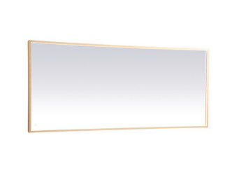 Elegant Lighting - MRE63072BR - LED Mirror - Pier - Brass