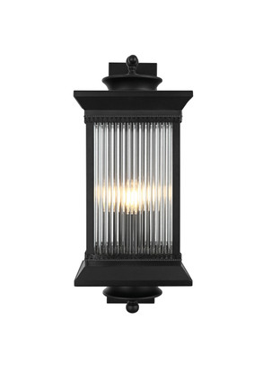 Elegant Lighting - OD316W24BK - Three Light Outdoor Wall Sconce - Collins - Black