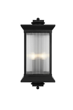Elegant Lighting - OD316W28BK - Four Light Outdoor Wall Sconce - Collins - Black
