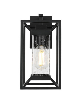 Elegant Lighting - OD329W14BK - One Light Outdoor Wall Sconce - Willington - Black
