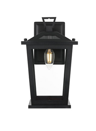 Elegant Lighting - OD333W12BK - One Light Outdoor Wall Sconce - Berks - Black