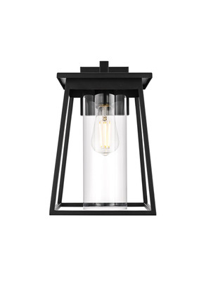 Elegant Lighting - OD346W14BK - One Light Outdoor Wall Sconce - Lambert - Black