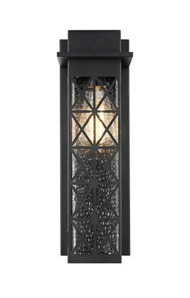 Elegant Lighting - OD361W16BK - One Light Outdoor Wall Sconce - Wildey - Black