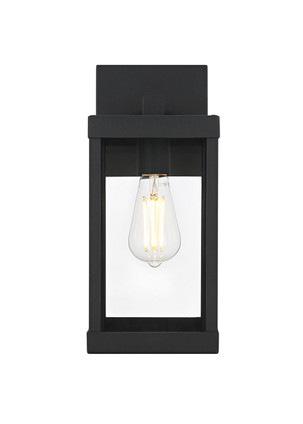 Elegant Lighting - OD413W14BK - One Light Outdoor Wall Sconce - Peter - Black