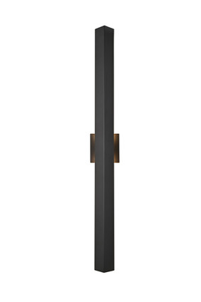 Elegant Lighting - OD505W38BK - LED Outdoor Wall Sconce - Troy - Black