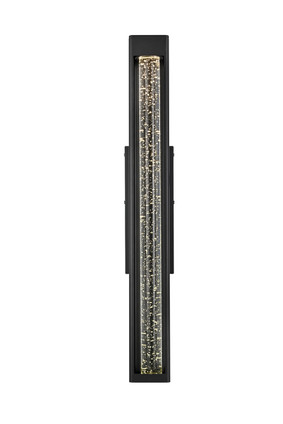 Elegant Lighting - OD604W32BK - LED Outdoor Wall Sconce - Amaris - Black and Clear