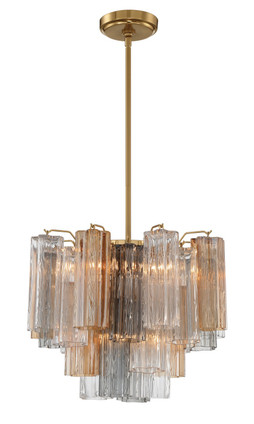 Addis Four Light Chandelier (ADD-300-AG-AU)