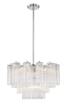 Addis Nine Light Chandelier (ADD-308-CH-CL)
