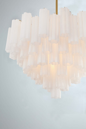 Addis 16 Light Chandelier (ADD-316-AG-WH)