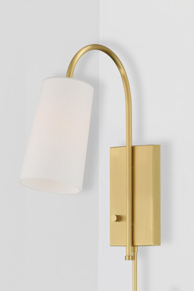 Alexa One Light Wall Sconce (ALX-4501-AG)