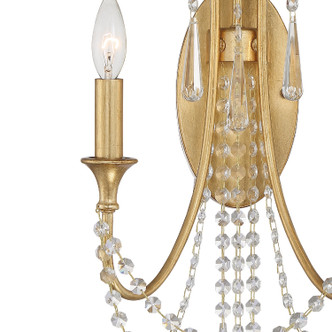Arcadia Two Light Wall Sconce (ARC-1902-GA-CL-MWP)