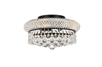 Elegant Lighting - V1800F12BK/RC - Four Light Flush Mount - Primo - Black