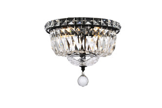 Elegant Lighting - V2528F10BK/RC - Four Light Flush Mount - Tranquil - Black and Clear