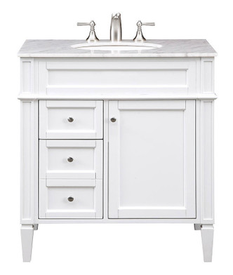 Elegant Lighting - VF-1024 - Single Bathroom Vanity Set - Park Ave - white