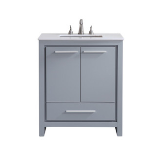 Elegant Lighting - VF-1028 - Single Bathroom Vanity Set - Filipo - Grey