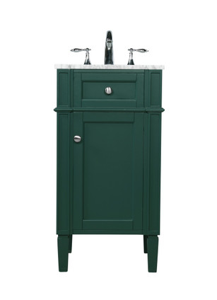 Elegant Lighting - VF12518GN - Single Bathroom Vanity - Park Avenue - green