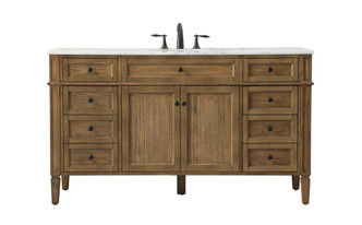 Elegant Lighting - VF12560DW - Single Bathroom Vanity - Park Avenue - driftwood