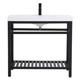 Elegant Lighting - VF14036BK - Single Bathroom Vanity - Raya - black