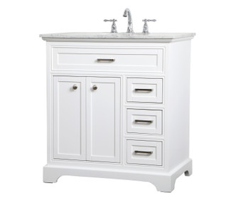 Americana Single Bathroom Vanity (VF15032WH)