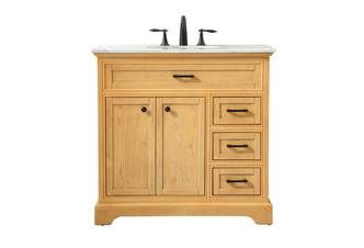 Elegant Lighting - VF15036NW - Single Bathroom Vanity - Americana - natural wood