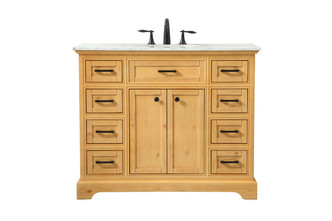 Elegant Lighting - VF15042NW - Single Bathroom Vanity - Americana - natural wood
