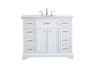 Elegant Lighting - VF15042WH - Single Bathroom Vanity Set - Americana - white