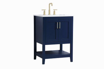 Aubrey Single Bathroom Vanity (VF16024BL)