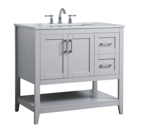 aubrey Single Bathroom Vanity (VF16036GR)