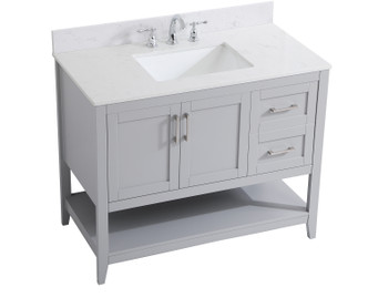 Aubrey Bathroom Vanity Set (VF16042GR-BS)