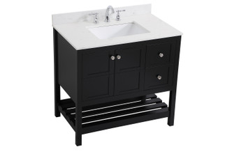 Theo Bathroom Vanity Set (VF16436BK-BS)