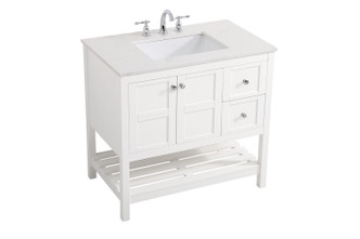 Theo Single Bathroom Vanity (VF16436WH)