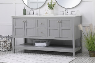 Theo Single Bathroom Vanity (VF16460DGR)