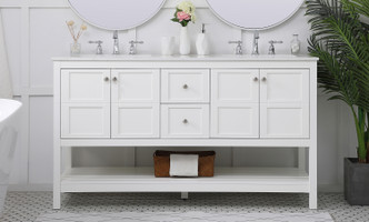 Theo Single Bathroom Vanity (VF16460DWH)