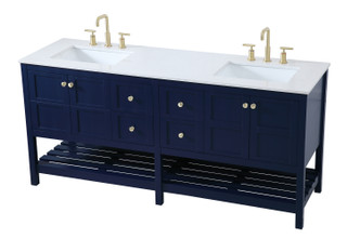 Theo Double Bathroom Vanity (VF16472DBL)