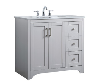 moore Single Bathroom Vanity (VF17036GR)