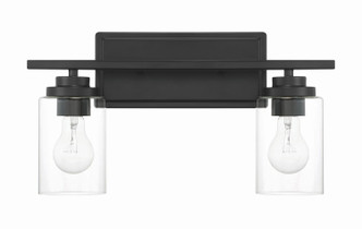 Craftmade - 20417FB2 - Two Light Vanity - Clark - Flat Black