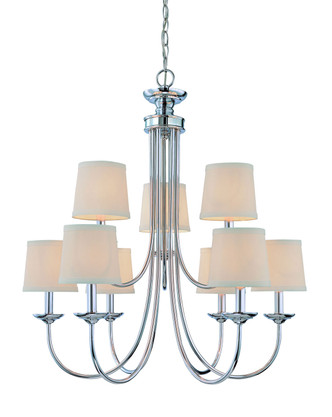Craftmade - 26129-CH - 9 Light Chandelier - Spencer - Chrome