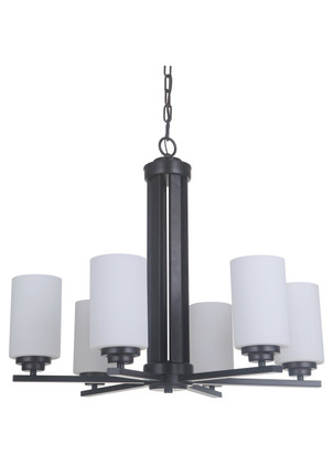 Craftmade - 39726-OB - Six Light Chandelier - Albany - Oiled Bronze
