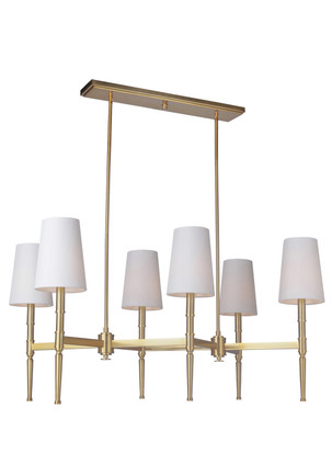 Ella Six Light Chandelier (44626-SB)