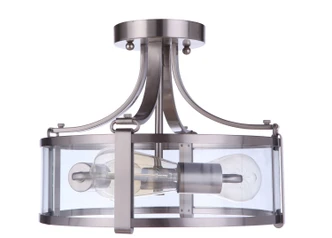 Elliot Three Light Semi Flush Mount (55353-BNK)