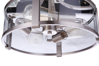 Elliot Three Light Semi Flush Mount (55353-BNK)