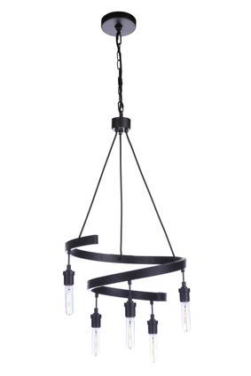 Tranquil Five Light Chandelier (55425-FB)
