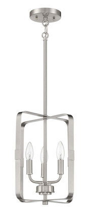 Stowe Three Light Foyer Pendant (56033-BNK)