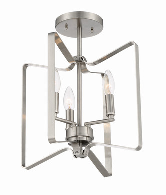 Shayna Three Light Convertible Semi Flush (56153-BNK)