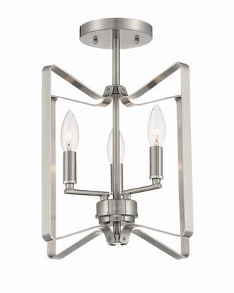 Shayna Three Light Convertible Semi Flush (56153-BNK) Shayna Three Light Convertible Semi Flush (56153-BNK)
