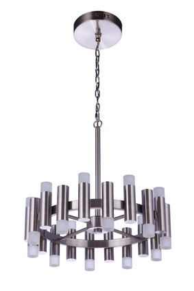Craftmade - 57520-BNK-LED - LED Chandelier - Simple Lux - Brushed Polished Nickel Craftmade - 57520-BNK-LED - LED Chandelier - Simple Lux - Brushed Polished Nickel