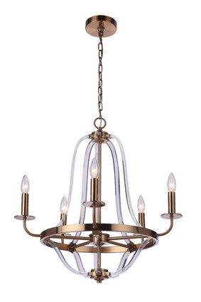 Graclyn Five Light Chandelier (57725-SB)
