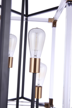 Aaron Four Light Pendant (58094-FBSB)